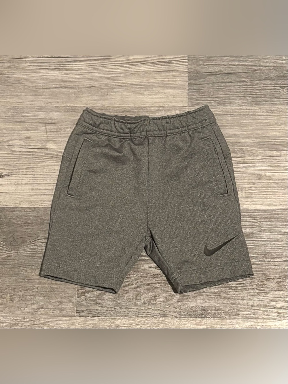 Nike Kids Gray Athletic Shorts with Swoosh. Boys size 2-3. NWOT